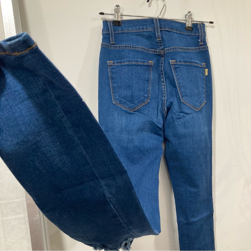 Jegging bootcut high waist western boho